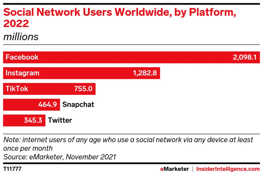 social network user worldwide